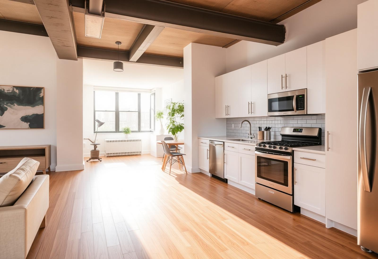 Renovated unit interior